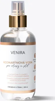 Vlasová regenerace VENIRA Rozmarýnová voda pro vlasy a pleť 200 ml
