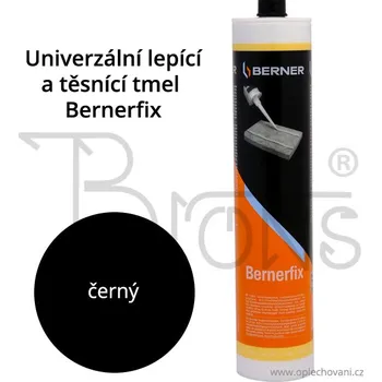 Tmel Univerzální lepicí a těsnící tmel Bernerfix černý