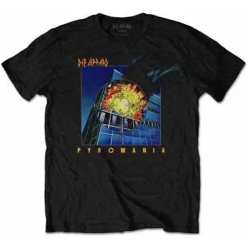 Pánské tričko Merch Def Leppard: Tričko Pyromania XXL