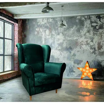 Křeslo Relaxační křeslo ušák André zelené