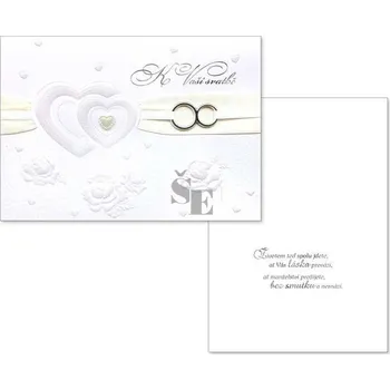 Svatební blahopřání s textem CN-432