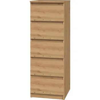 Ložnicová sestava Komoda MALVÍNA W5, Dub artisan