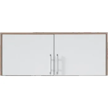 Šatní skříň Nádstavec na skříň SMART SRN3, dub sonoma + bílá lux