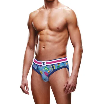 Pánské erotické prádlo Slipy Prowler Beach Bears modro-růžové M, pánské slipy