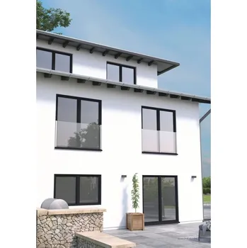 ONLEVEL Zábradlí pro francouzská okna SKYFORCE bílá Výška: 1000 mm pro sílu skla 16-17,5 mm