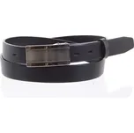 Pánský kožený opasek oblekový černý - PB Amon 115 černá