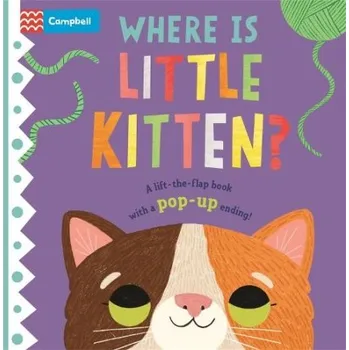 Cizojazyčná kniha Where is Little Kitten? - Books, Campbell