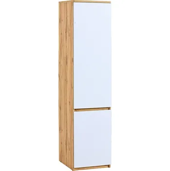 Šatní skříň Šatní skříň ARCA AR2, Bílá arktická + Dub Wotan