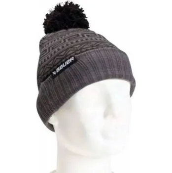 Čepice Bauer NE Intarsia čepice 1060381 šedá