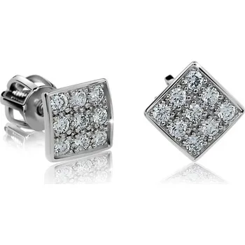 Náušnice Dámské náušnice bílé zlato 585/1000 přírodní diamant 0.270 ct G/SI DF2096