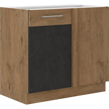 Kuchyňská skříňka Rohová kuchyňská skříňka VEGA 105-ND-1F, Matera mat/Dub lancelot