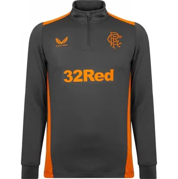 Pánská mikina Castore Rangers quarter Zip Top 2023 2024 Adults Ebony S