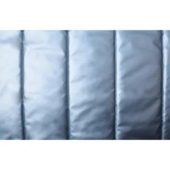 Prošev s leskem v modro zelené barvě s ozdobným prošitím a podšívkou CS-421