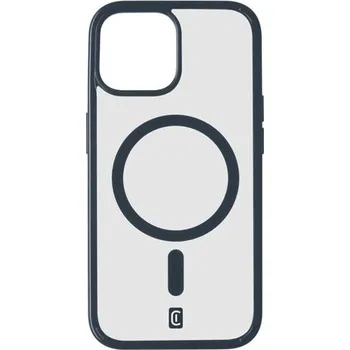 Pouzdro na mobilní telefon Zadní kryt Cellularline Pop Mag s podporou Magsafe pro Apple iPhone 15, transparentní / modrá