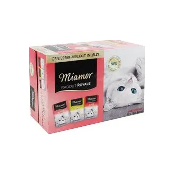 Krmivo pro kočku Miamor Cat Ragout kapsa Multi, krůta+losos+te 3x4x100g