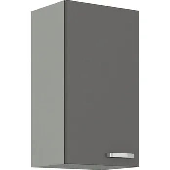 Kuchyňská skříňka Kuchyňská horní skříňka GARID 40 G 72 1F, Šedý lesk/Šedá