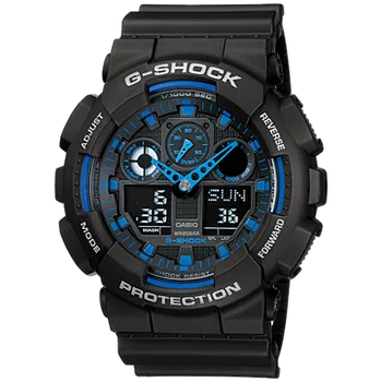 Módní doplněk Hodinky CASIO G-Shock GA 100-1A2, Blue