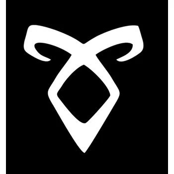 samolepka Samolepka (na auto, notebook) Mortal Instruments - bílá