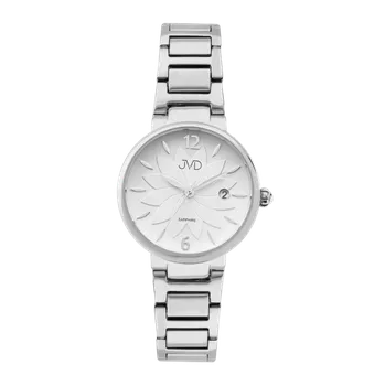 Dámské náramkové květinové ocelové hodinky JVD JG1008.1 se safírovým sklem (POŠTOVNÉ ZDARMA!!)