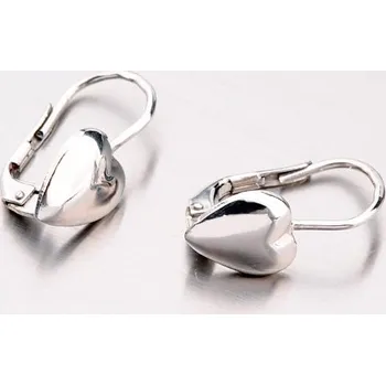 Náušnice Dámské náušnice bílé zlato 585 visací 42-32359