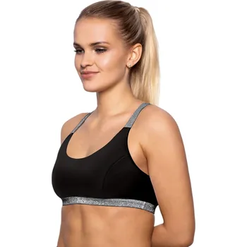 Podprsenka Fitness top Areta black - ELDAR černá S