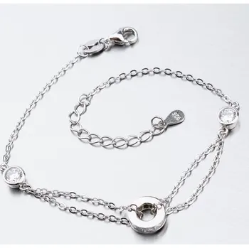 Šperk Dámský náramek stříbro 925 BST-14400 délka 17 cm