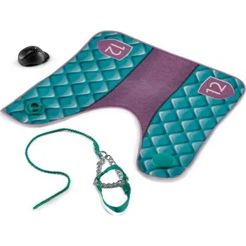 Figurka Schleich - Koňský postroj, Deka a ohlávka Lisa a Storm