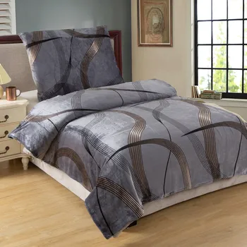 Povlečení Písecké lůžkoviny Gold Ribbon 140 x 220, 70 x 90 cm zipový uzávěr