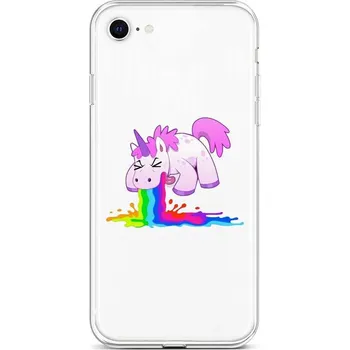 Pouzdro na mobilní telefon Kryt iPhone SE 2022 silikon Rainbow Splash (obal neboli pouzdro na iPhone SE 2022)