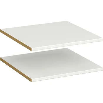 Šatní skříň Police 2ks Tuan bílá