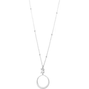 Náhrdelník Stříbrný náhrdelník se zirkony - kroužek, kuličky - AP536-1603