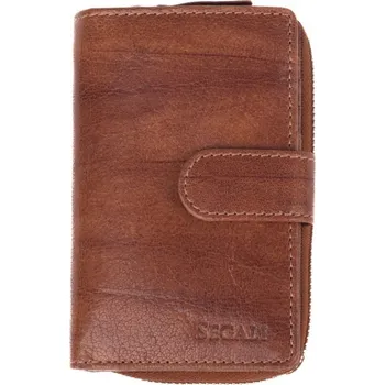 Peněženka SEGALI Dámská kožená peněženka SG-21619 hnědá
