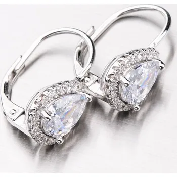 Náušnice Dámské náušnice stříbro 925 zirkon SST-12194R