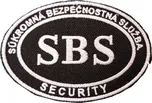 Nášivka SBS Security 90 x 60 mm
