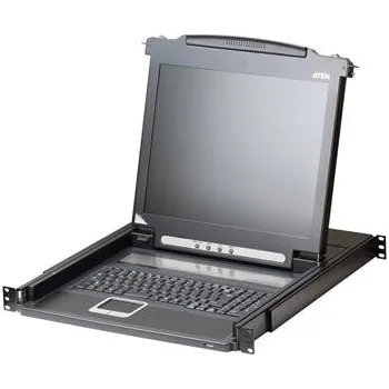 KVM přepínač ATEN Console, 17" LCD, rack 19", klávesnice, touchpad