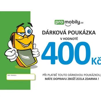 Dárková poukázka ProMobily.cz na 400 Kč