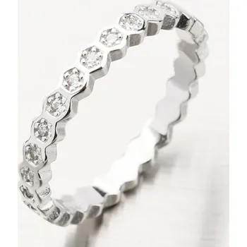 Prsten Dámský prsten stříbro 925 zirkon GST-11594 velikost 57