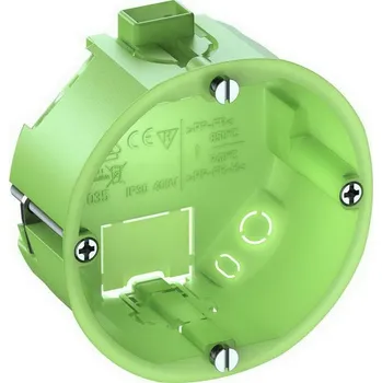 Stavebniny Plochá krabice HW 035 zelená IP30 SPELSBERG 92003501