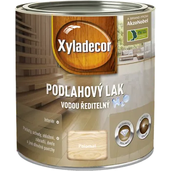 Lak na dřevo Xyladecor Podlahový lak vodouředitelný H2O 0,75L lesk