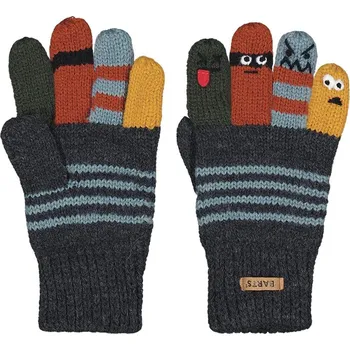 Cyklistické kalhoty Dětské rukavice Barts Puppeteer Gloves Dark Heather