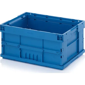 Skládací KLT přepravky 60 x 40 x 28 cm - Světle modrá - materiál: PP - F-KLT 6410 G