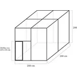 Stavebnice voliéry 2x2x2m ECONOMY