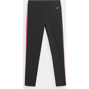Dívčí legíny 4F 4FJAW23TTIGF094 DEEP BLACK Dětské legíny EU 146
