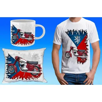 Pánské tričko dárkový set 250 TYP 559 PANELKA 158 (dárkový set s motorkou)