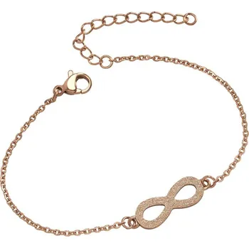 Náramek Dámský náramek ocel přívěskem nekonečna MNCBR14-470-C délka 18 cm