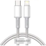 Baseus CATLGD-A02 kabel USB-C PD / Apple Lightning 20W / 2m / bílý