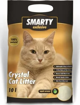 Podestýlka pro kočku SMARTY Exclusive Crystal Cat Litter zelené jablko