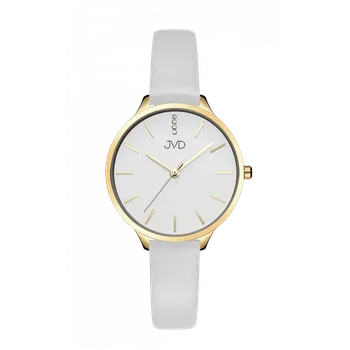 Hodinky JVD Dámské módní designové hodinky JVD JZ201.9 s řemínkem z pravé kůže (Dámské módní designové hodinky JVD JZ201.9 s řemínkem z pravé kůže)