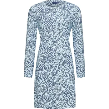 Dámská noční košile Dámská noční košile 10232-160-2 modrá se vzorem - Pastunette 40