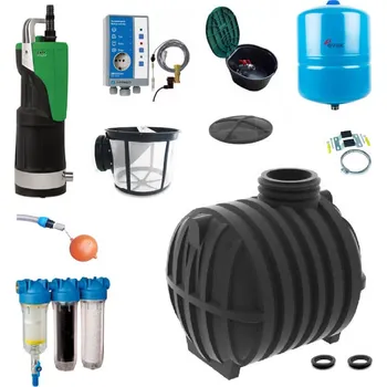 nádrž Plastsvar Sestava pro dům Smart 6000 l Raintronic